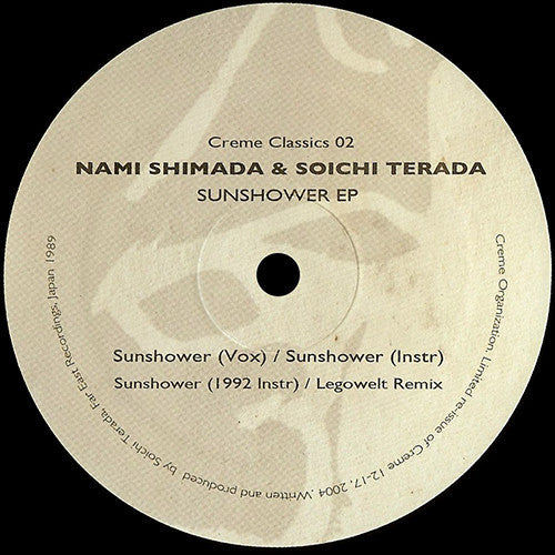 Nami Shimada & Soichi Terada - Sunshower EP - 12" - Crème Organization - Creme Classics 02