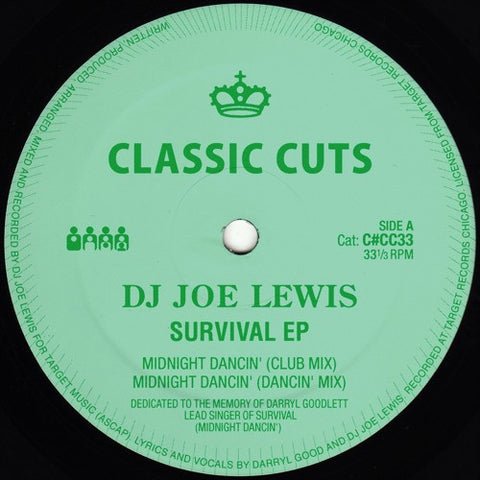 DJ Joe Lewis - Survival EP - 12" - Clone Classic Cuts - C#CC33