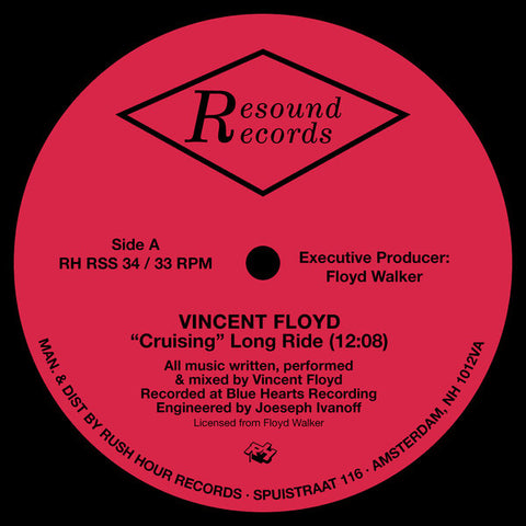 Vincent Floyd - Cruising - 12" - Rush Hour - RH RSS 34
