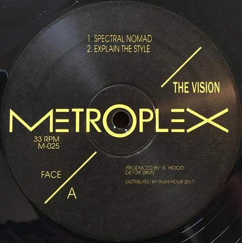 The Vision - Spectral Nomad - 12" - Metroplex - M-025