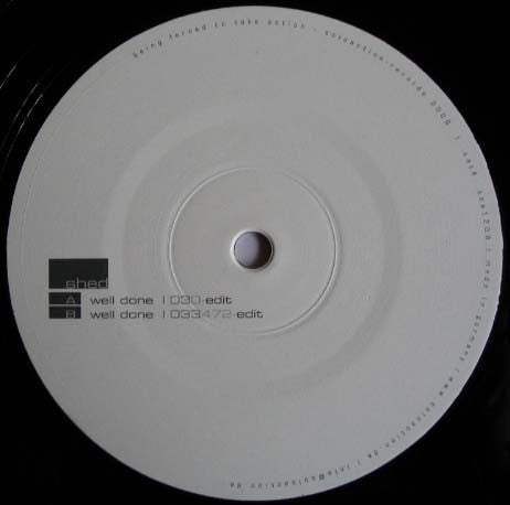 Shed - Well Done My Son - 12" - Soloaction Records - SOA1208