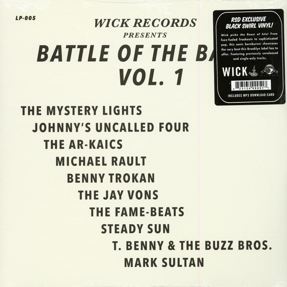 VA - Wick Records Presents: Battle Of The Bands Vol. 1 - LP - Wick Records ‎- WCK-005